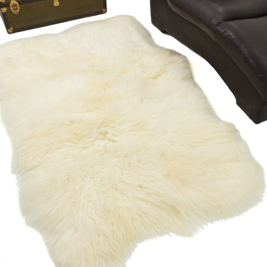 Ivory White Icelandic Quad Icelandic Rug