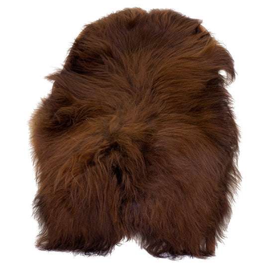 Black Lightened to Auburn Icelandic Sheepskin