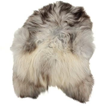 Black Gray Ivory White Icelandic Sheepskin
