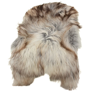 Black Gray Ivory White Icelandic Sheepskin