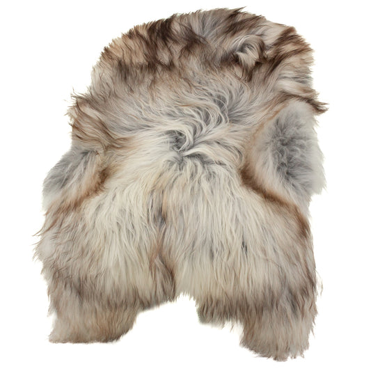 Black Gray Ivory White Icelandic Sheepskin