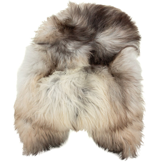 Black Gray Ivory White Icelandic Sheepskin
