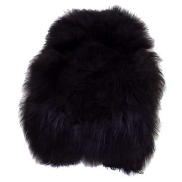 Black Icelandic Sheepskin