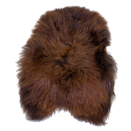 Black Lightened to Auburn Icelandic Sheepskin