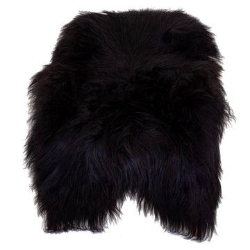 Black Icelandic Sheepskin