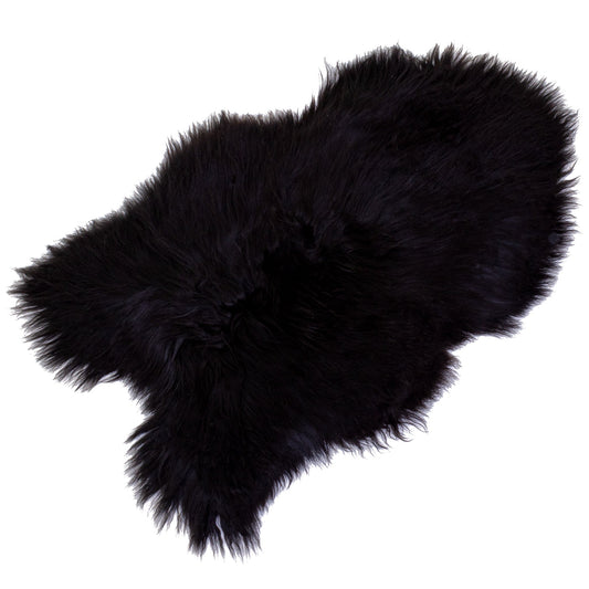 Black Icelandic Sheepskin