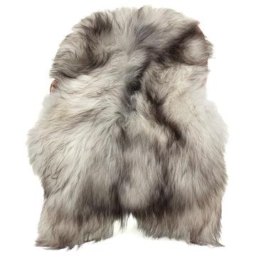 Black White Gray Icelandic Sheepskin