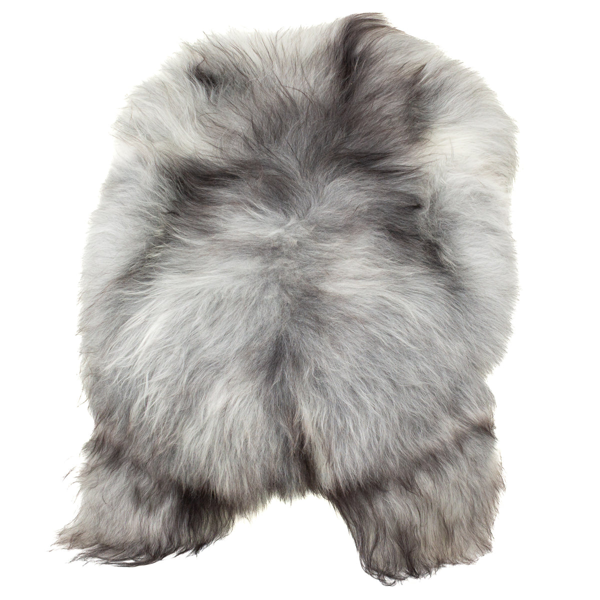 Black White Gray Icelandic Sheepskin