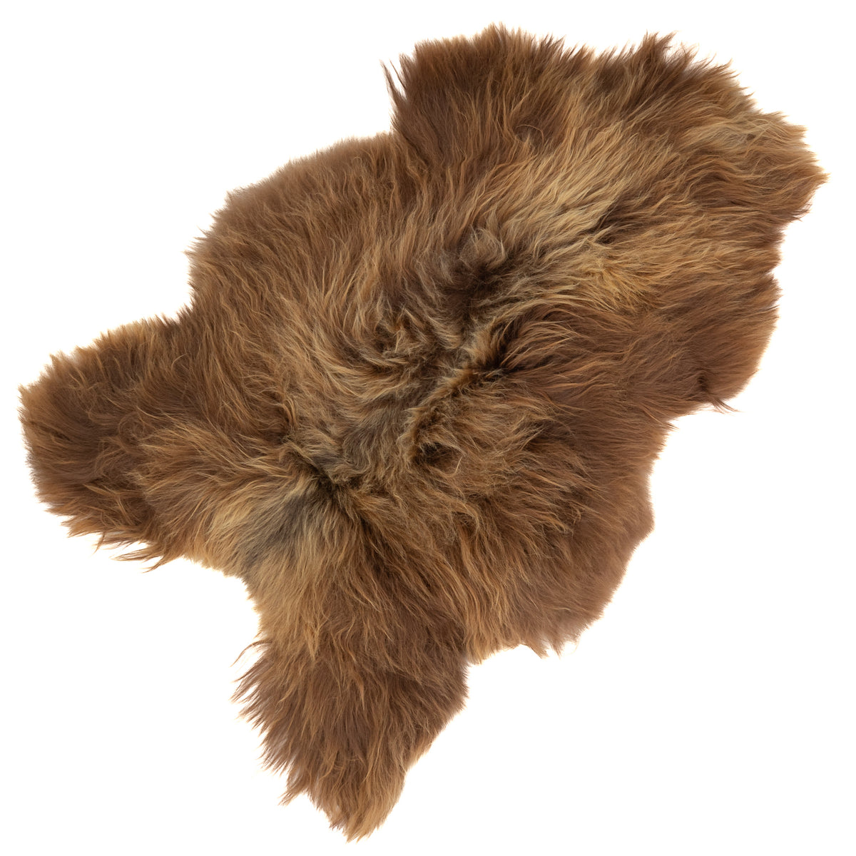Blonde Brown Icelandic Sheepskin Rug
