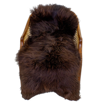 Coarse Wool Brown Sheepskin