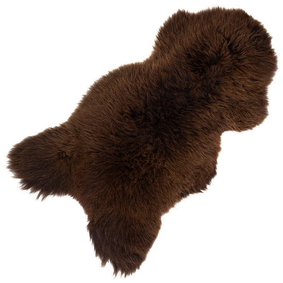 Cushy Brown Sheepskin Rug
