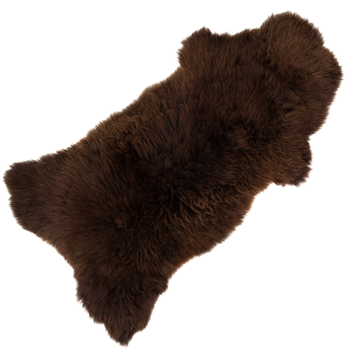 Cushy Brown Sheepskin Rug