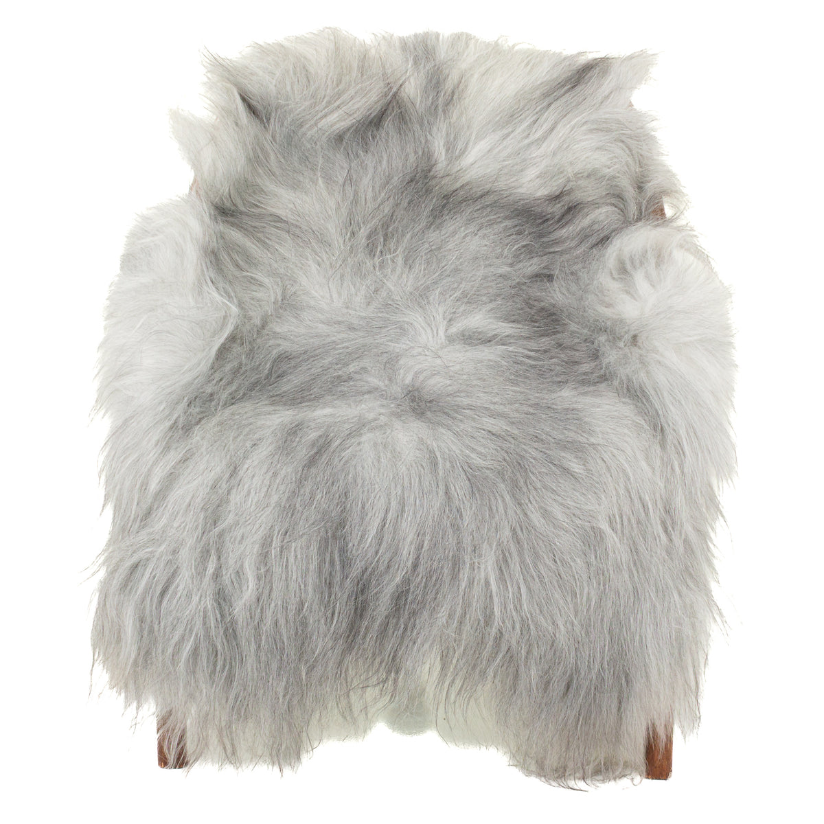 Coarse Wool Gray Mix Icelandic Sheepskin