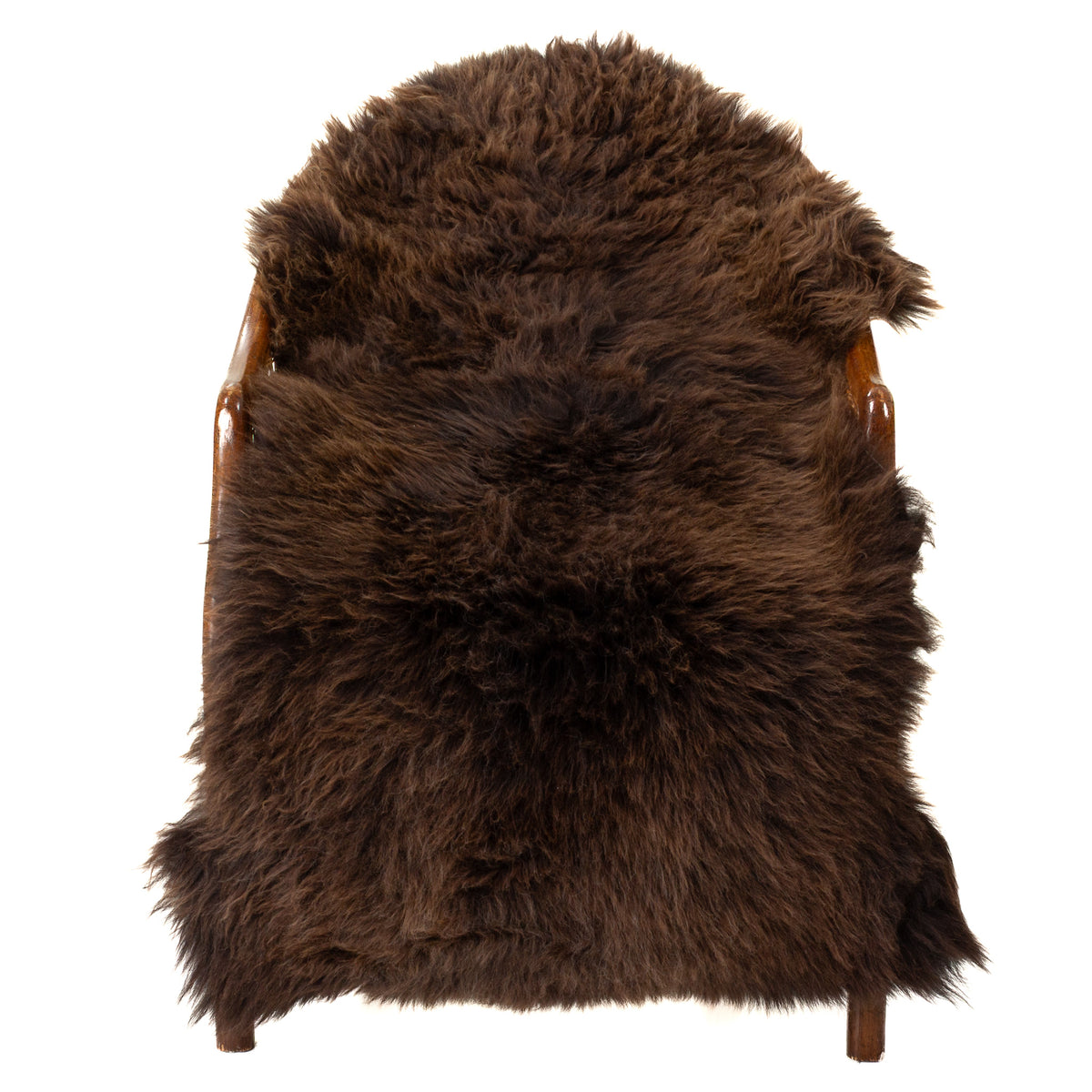 Cushy Brown Sheepskin