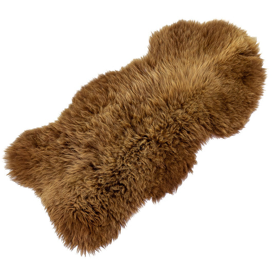 Large Cushy Blonde Brown Swedish Sheepskin