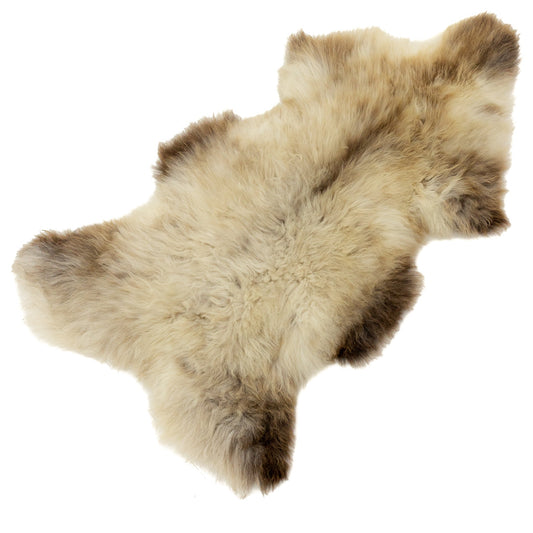 Cushy Light Brown w Creamy Gray Sheepskin