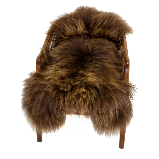 Dark Brown Mix Icelandic Sheepskin