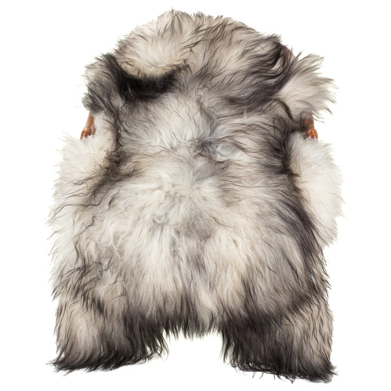 Gray to Black Mix Icelandic Sheepskin