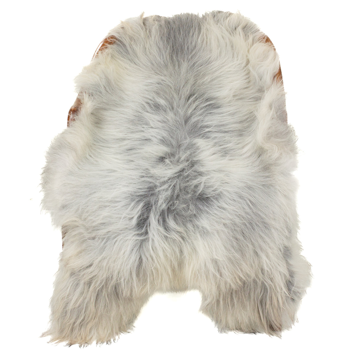 Gray White Mix Icelandic Sheepskin