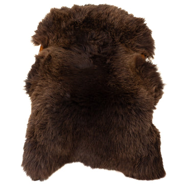 Huge Thick Cushy Brown Sheepskin