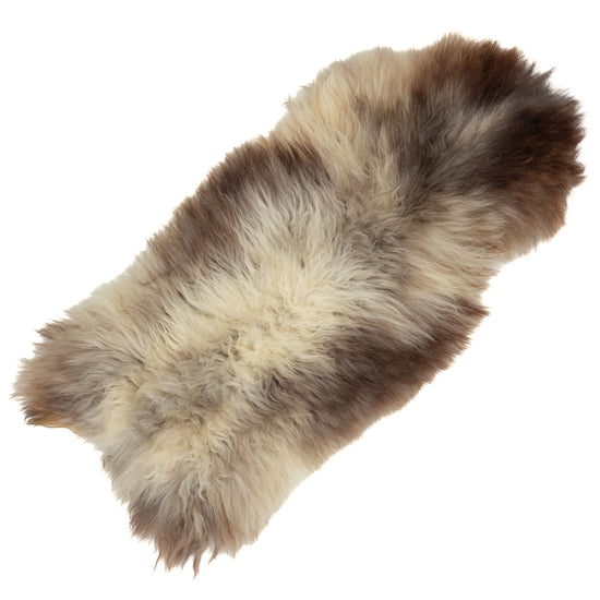 Huge Thick Mixed Color Long Wool Swedish Sheepskin Rug