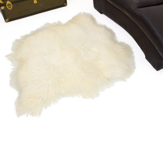 Ivory White Icelandic Double Side-Side Icelandic Sheepskin