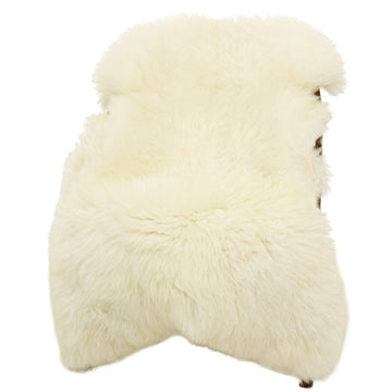 Large Ivory White Sheepskin
