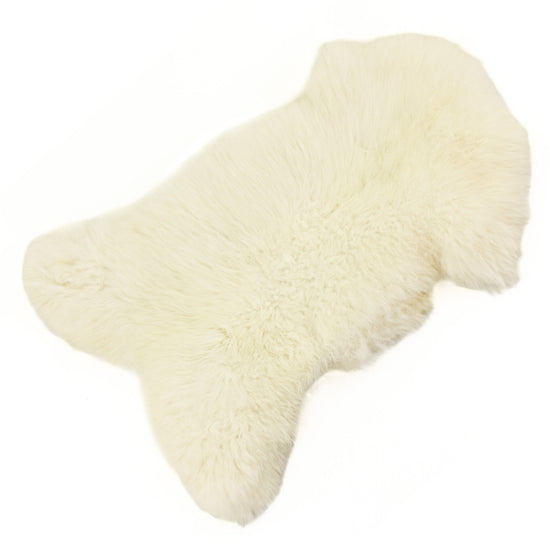 Large Ivory White Sheepskin
