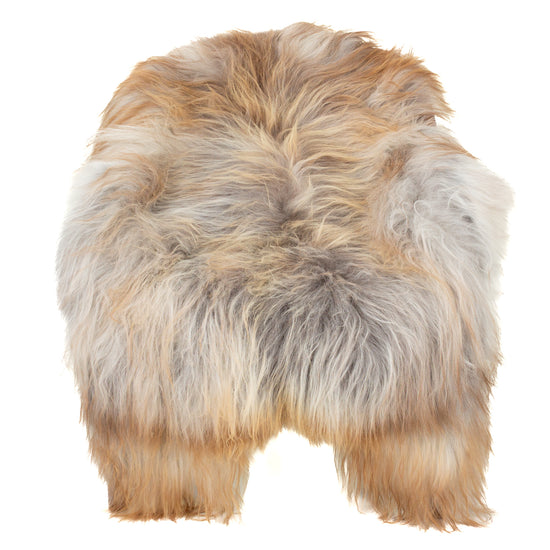Large Brown Gray Mix Icelandic Sheepskin