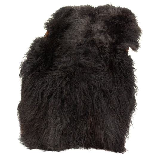 Large Coarse Long Wool Black Heidschnucke Sheepskin