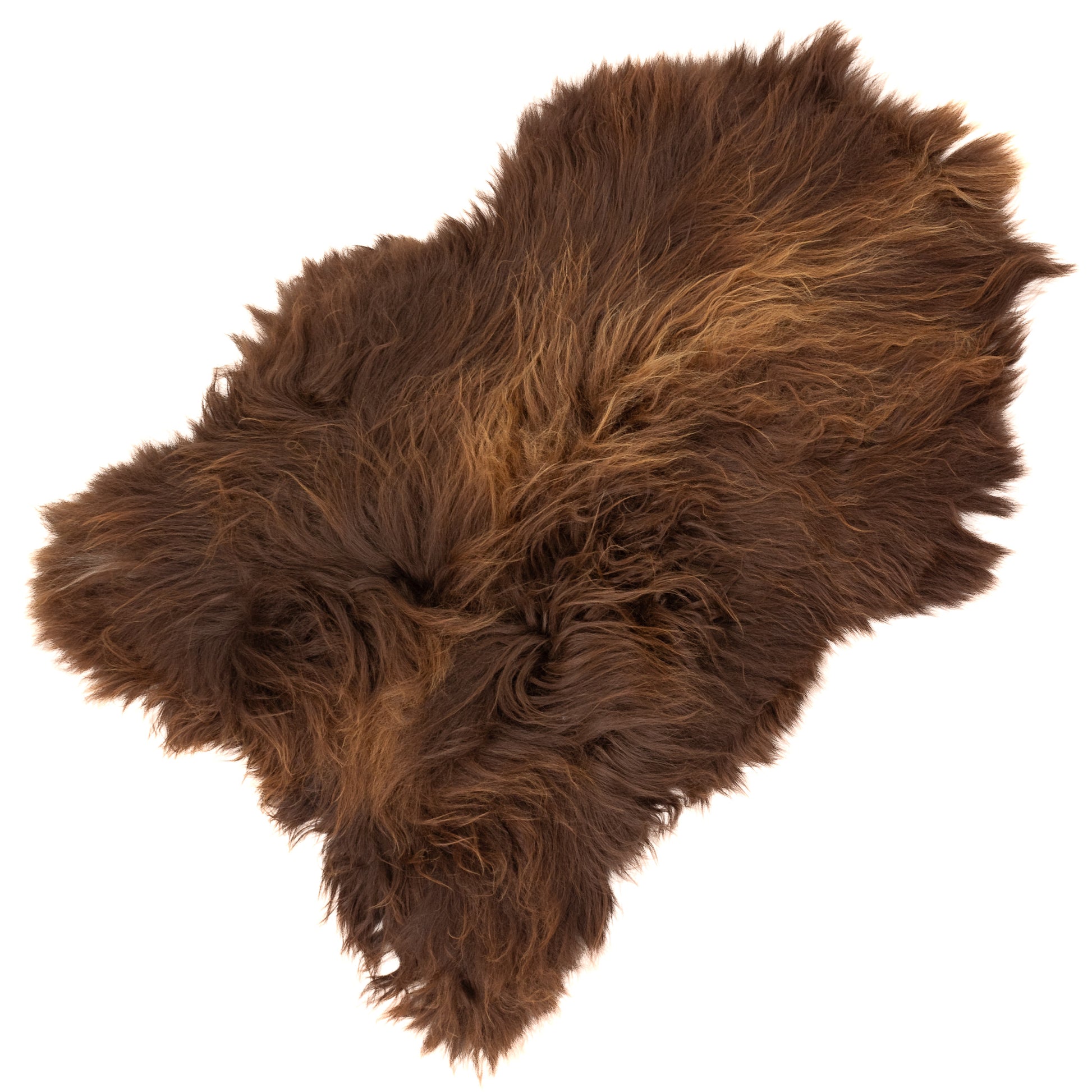 Large Darker Blonde Brown Icelandic Sheepskin Rug