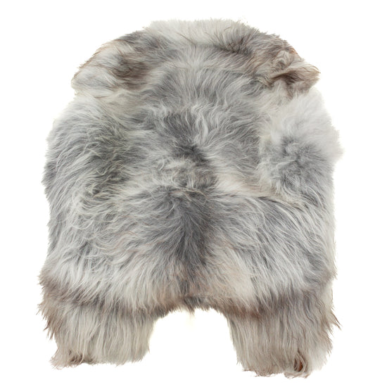 Large Gray White Mix Icelandic Sheepskin