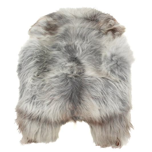 Large Gray White Mix Icelandic Sheepskin