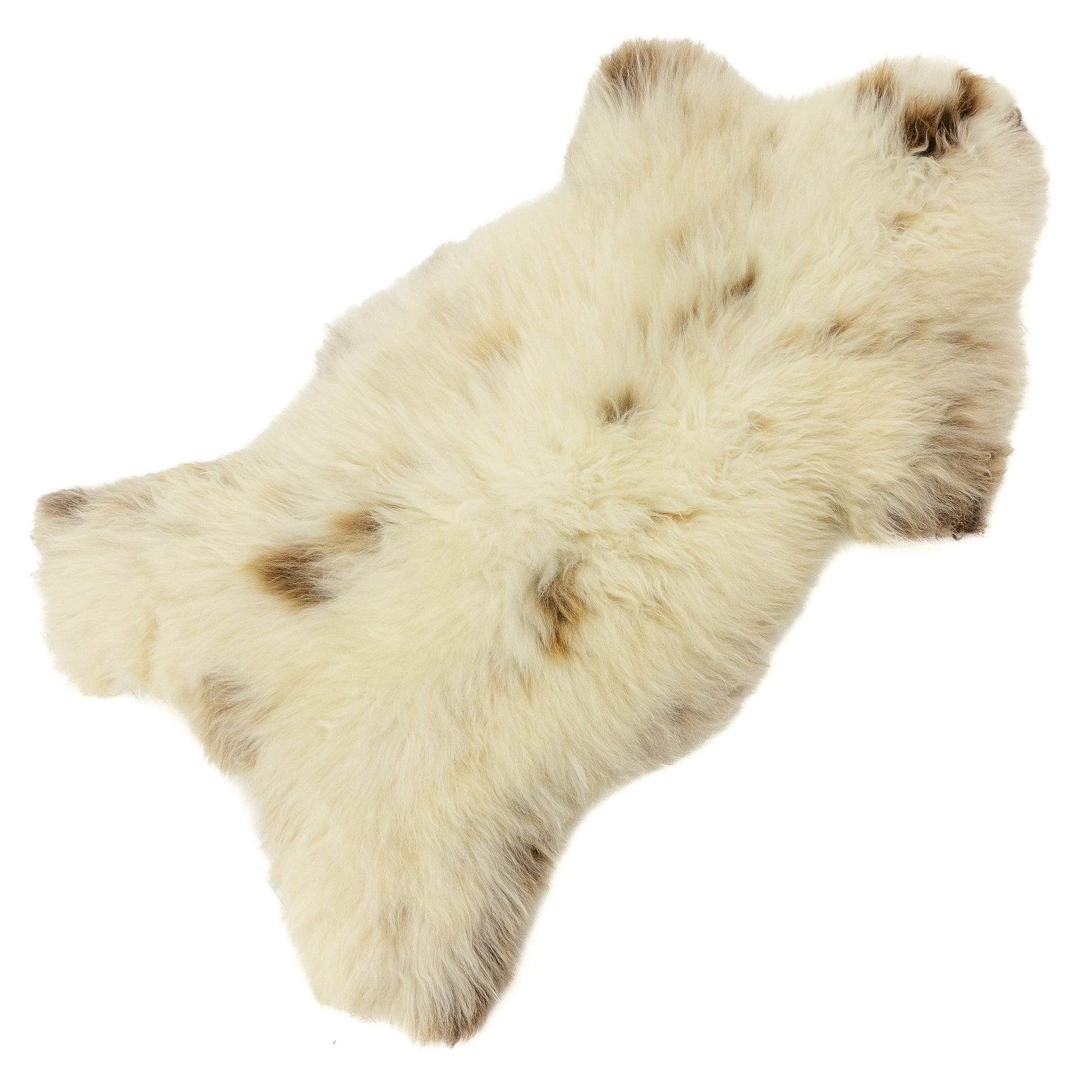 Large Long Wool Light Mottled Sheepskin