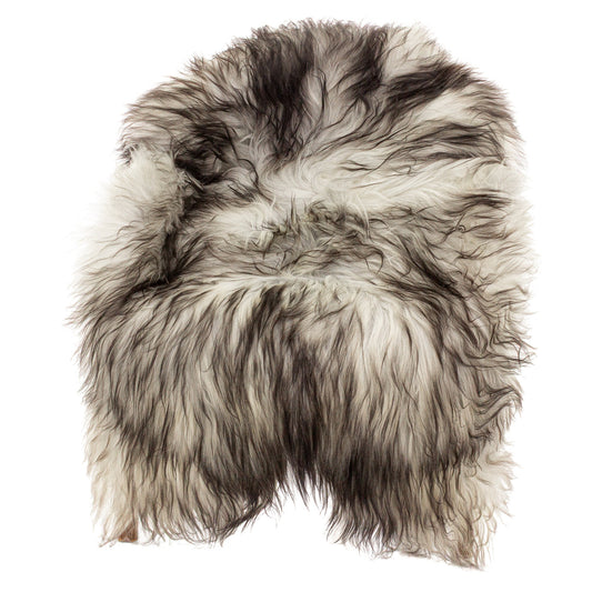 Large Natural Dark Gray Icelandic Sheepskin