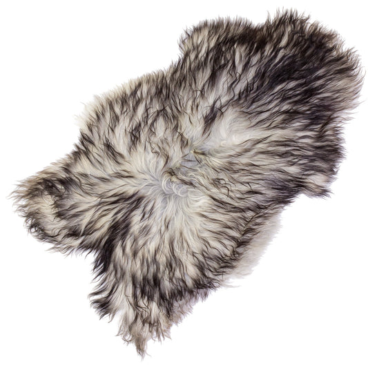 Large Natural Dark Gray Icelandic Sheepskin
