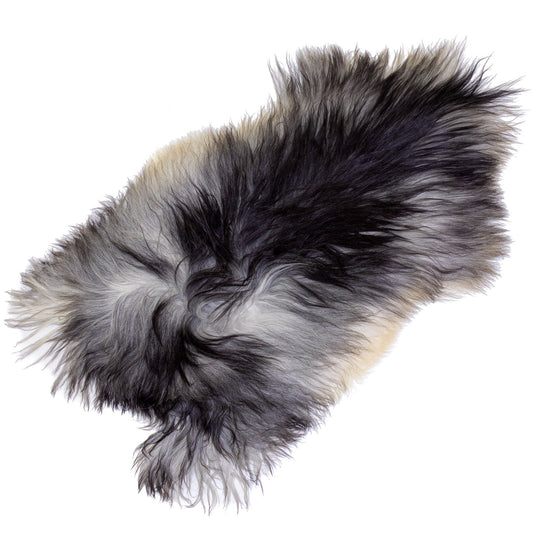 Large Natural Dark Gray Icelandic Sheepskin