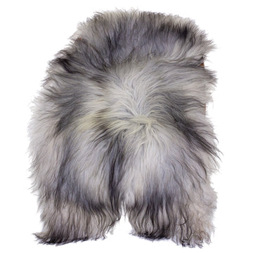 Large Natural Gray Icelandic Sheepskin