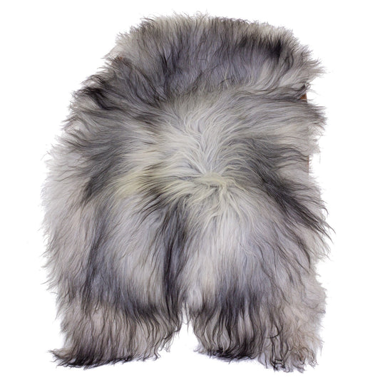 Large Natural Gray Icelandic Sheepskin