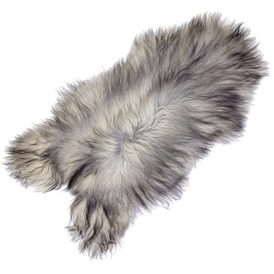 Large Natural Gray Icelandic Sheepskin
