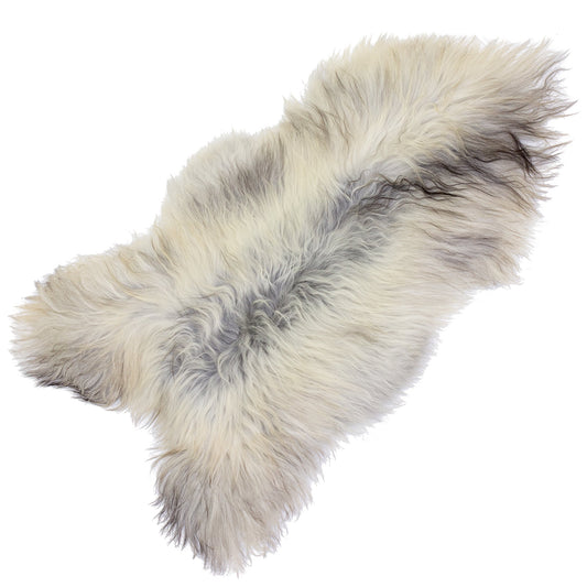 Large Natural Gray Icelandic Sheepskin