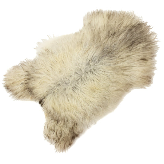 Large Natural Gray Icelandic Sheepskin