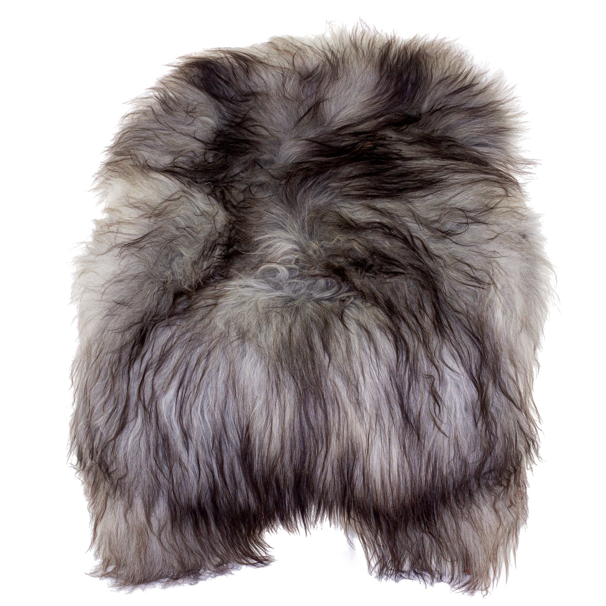 Large Natural Gray Icelandic Sheepskin