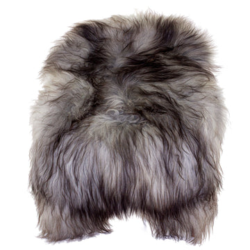 Large Natural Gray Icelandic Sheepskin