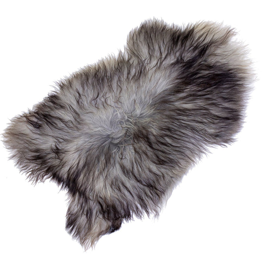 Large Natural Gray Icelandic Sheepskin