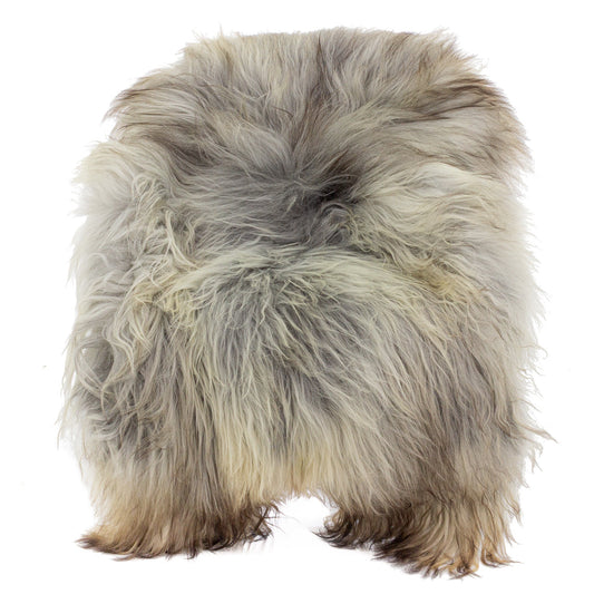 Large Natural Gray Icelandic Sheepskin