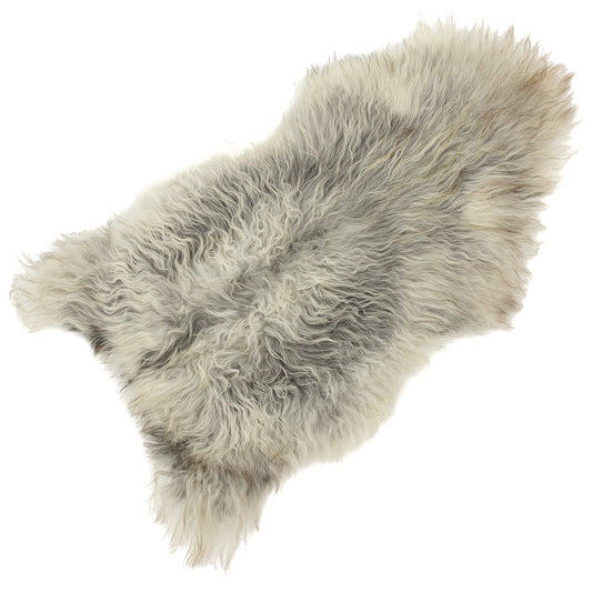Large Silver Natural Gray Icelandic Sheepskin