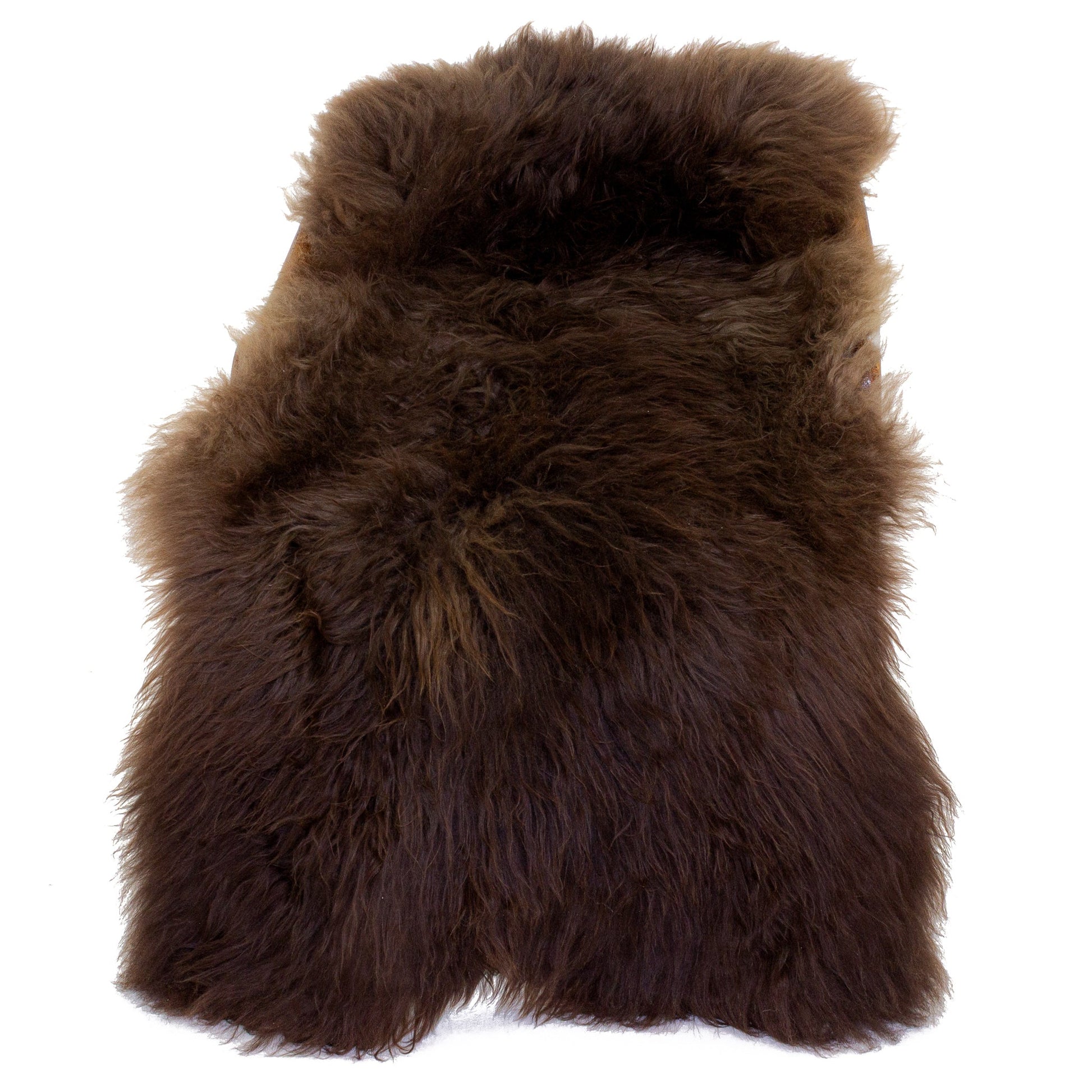 Large Soft Brown Long Wool Swedish Sheepskin