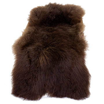 Large Soft Brown Long Wool Swedish Sheepskin