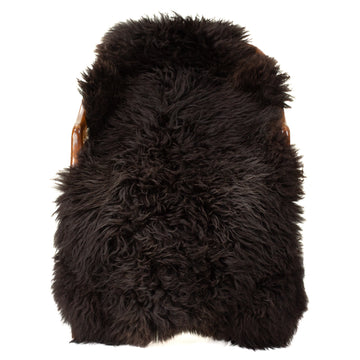 Large Thick Blackish Brown Swedish Sheepskin